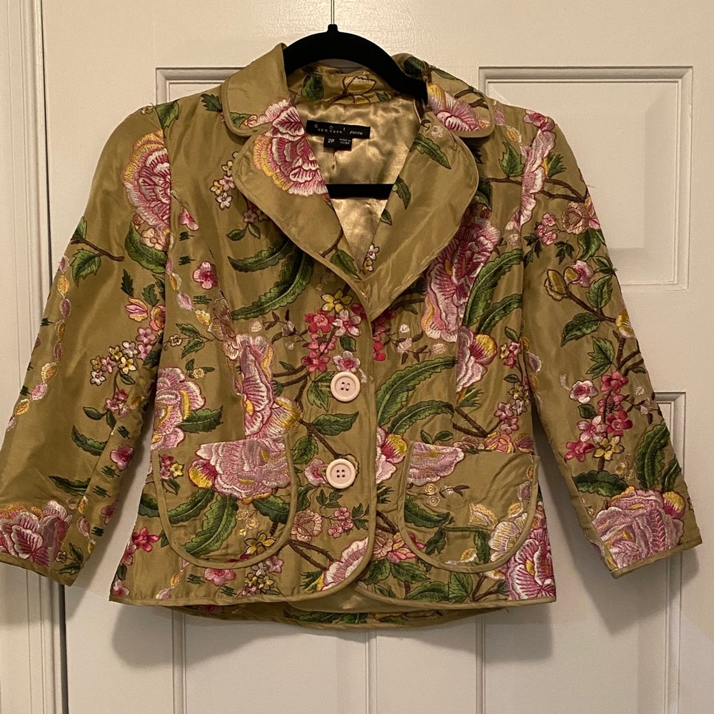 Floral Embroidered Jacket